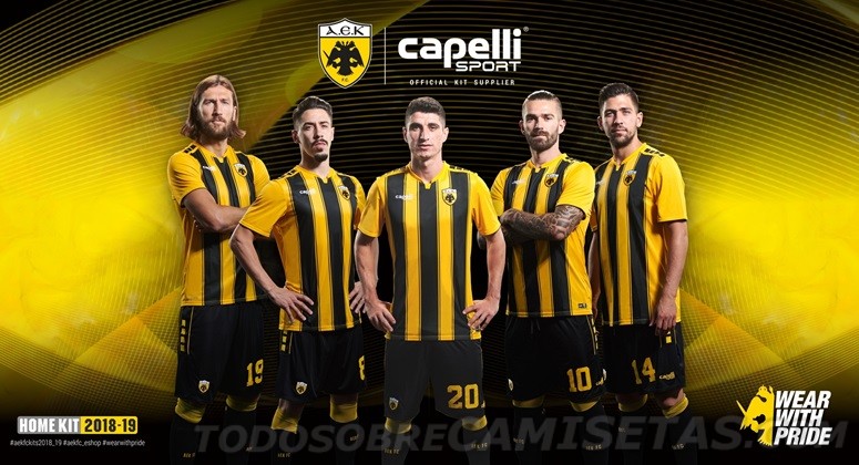 AEK Athens 2018-19 Capelli Sport Kits