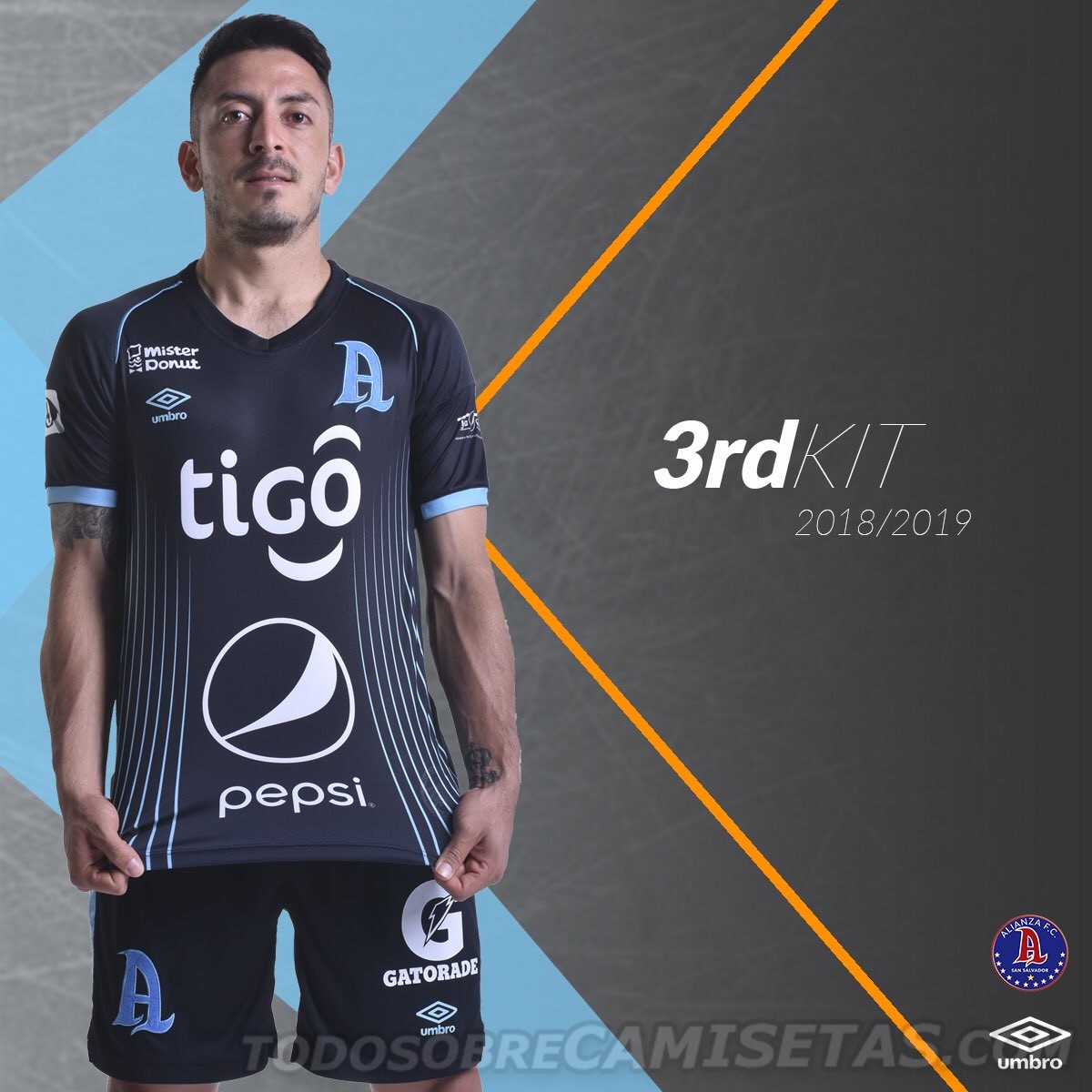 Camisetas Umbro de Alianza FC 2018-19