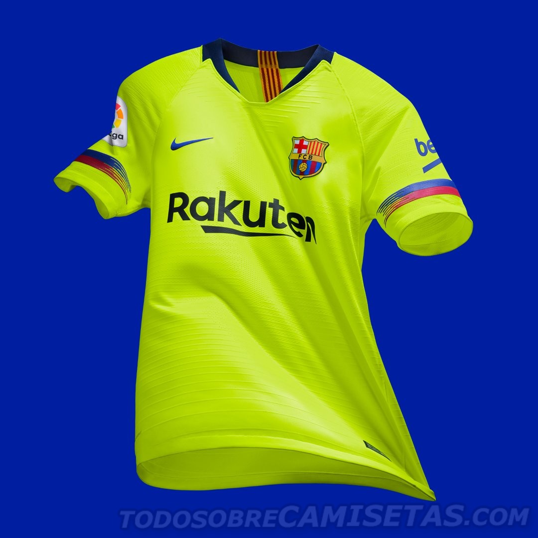 Camiseta de visita Nike de FC Barcelona 2018-19