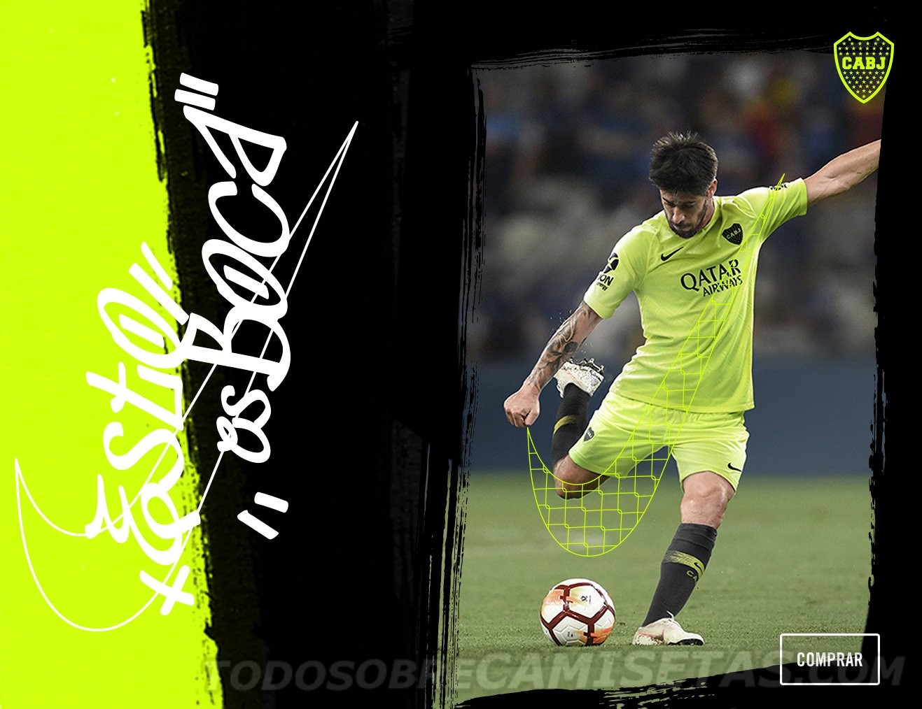 Tercera camiseta Nike de Boca Juniors 2018-19