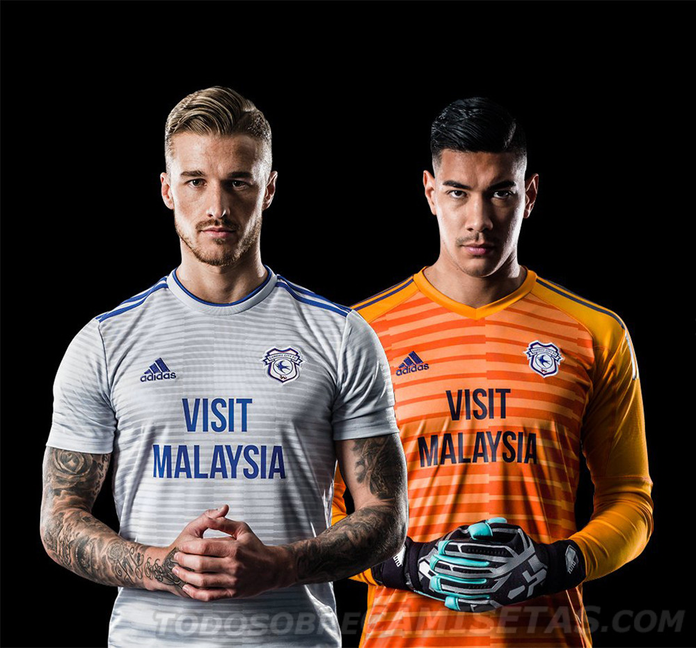 Cardiff City Adidas Away Kit 2018-19
