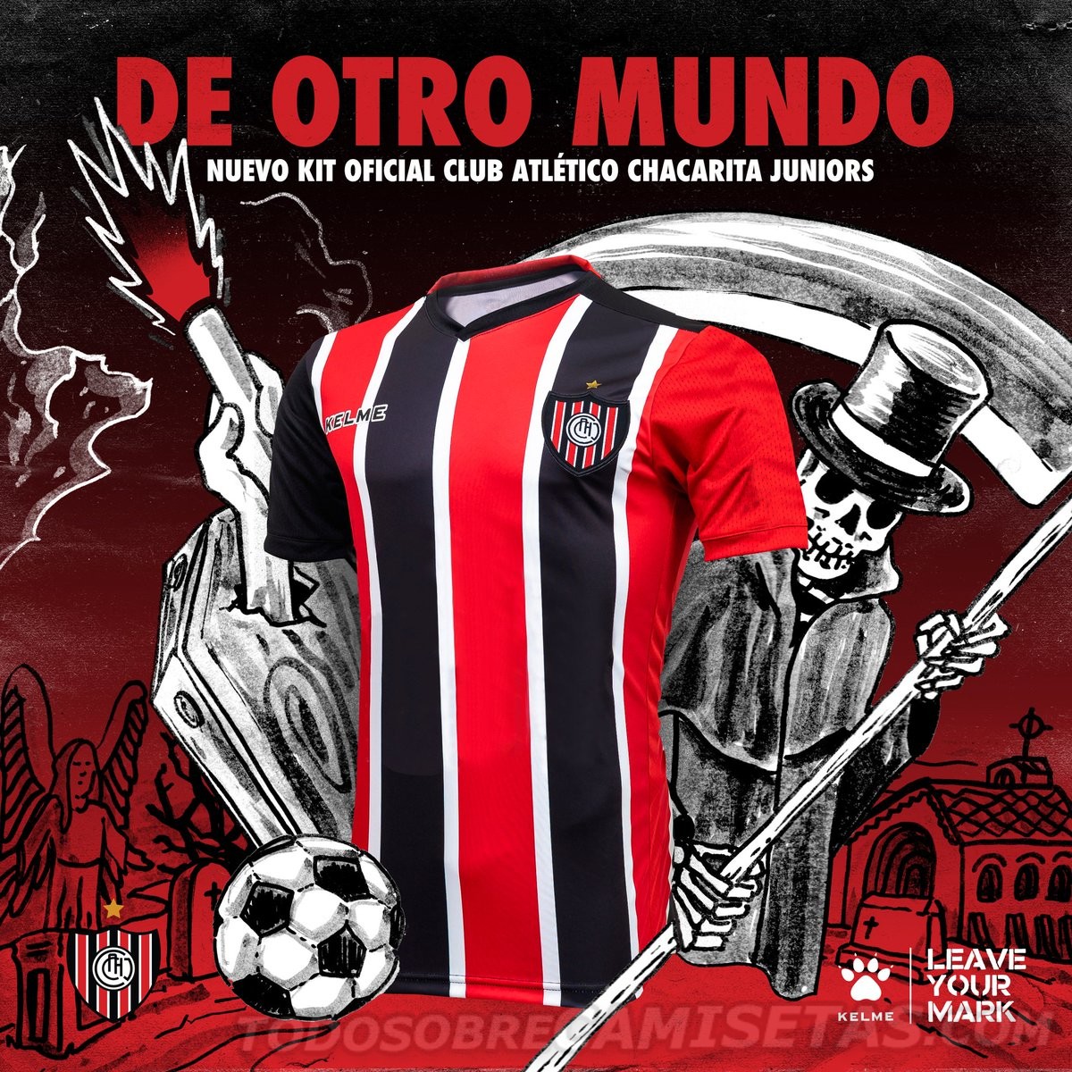 Camiseta Kelme de Chacarita Juniors 2018-19