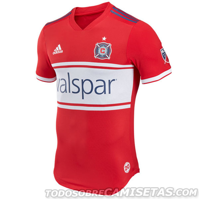 Chicago Fire 2018 adidas Home Kit