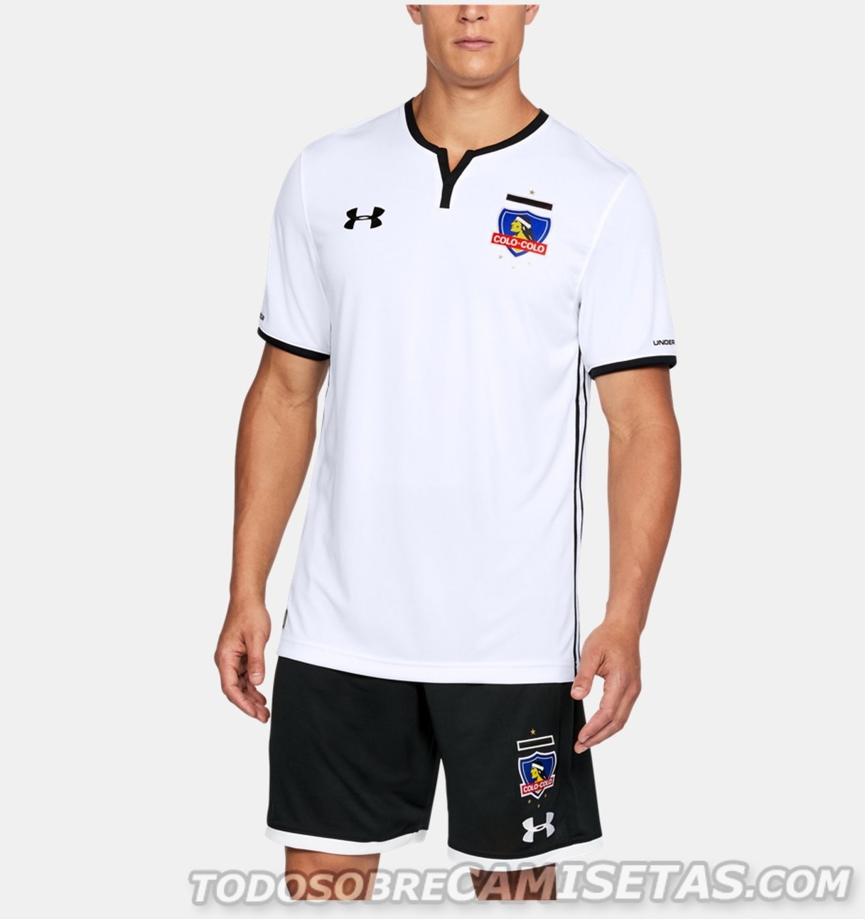 Camiseta Titular Under Armour de Colo-Colo 2018