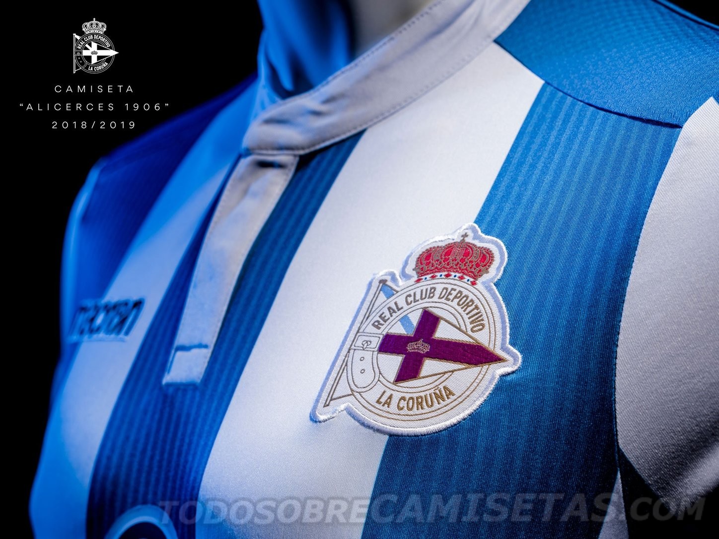 Primera Equipación Macron del Deportivo La Coruña 2018-19