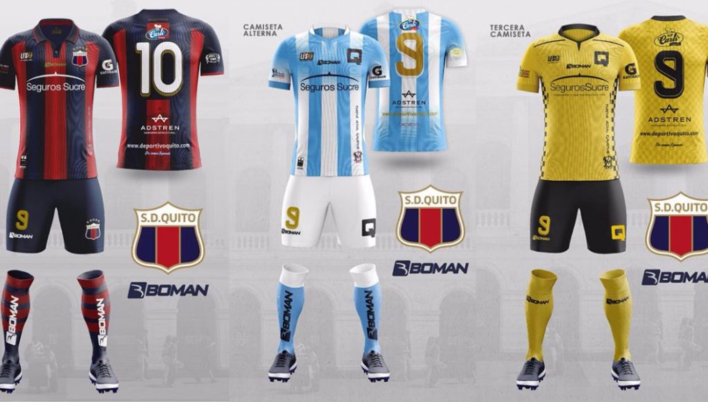 Camisetas Boman de Deportivo Quito 2018