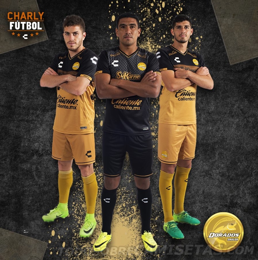 Camisetas Charly Futbol Dorados 2018-19