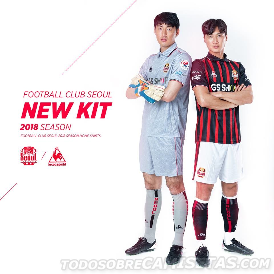 FC Seoul 2018 Le Coq Sportif Home Kit