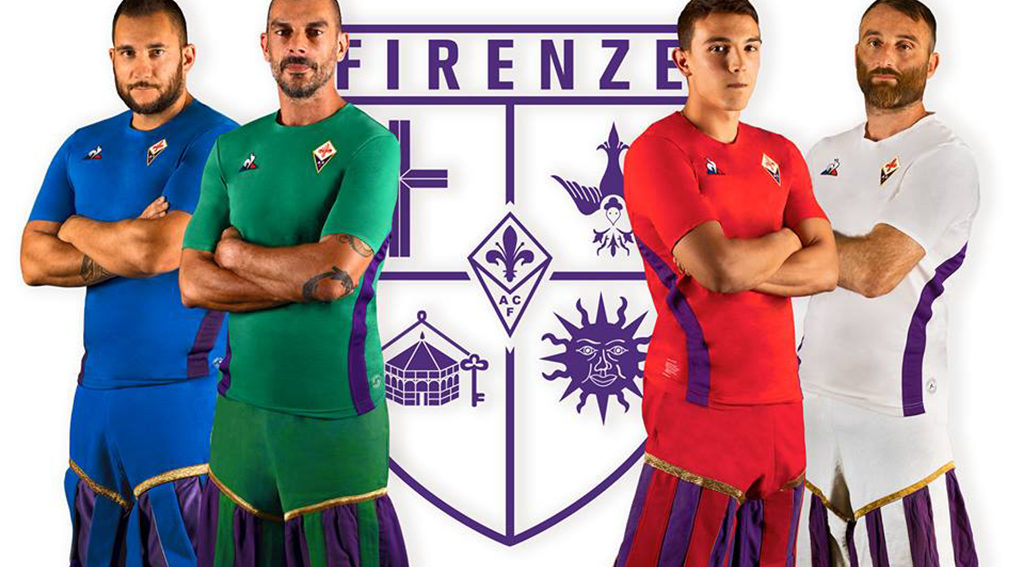 Fiorentina 2018-19 Le Coq Sportif Maglie