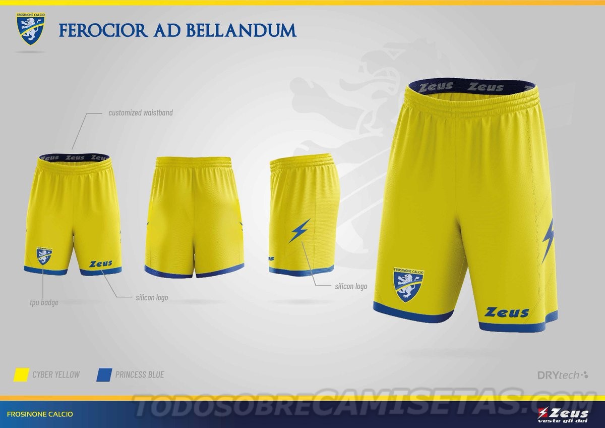Frosinone Calcio Zeus Kits 2018-19