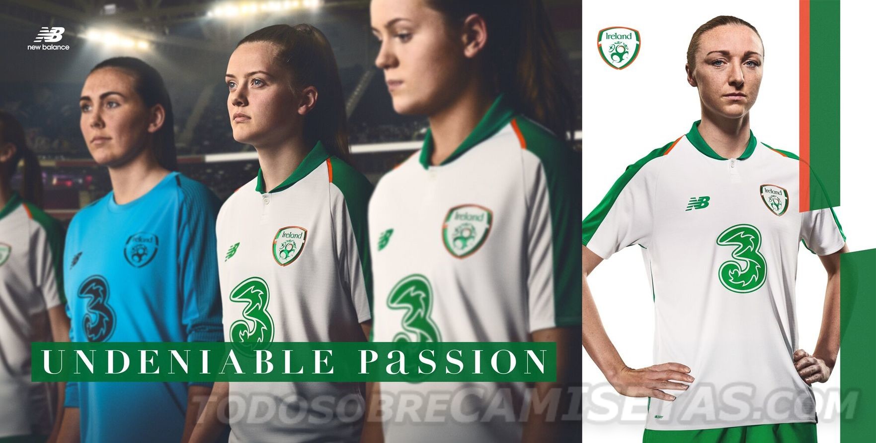Ireland New Balance Away Kit 2018-19