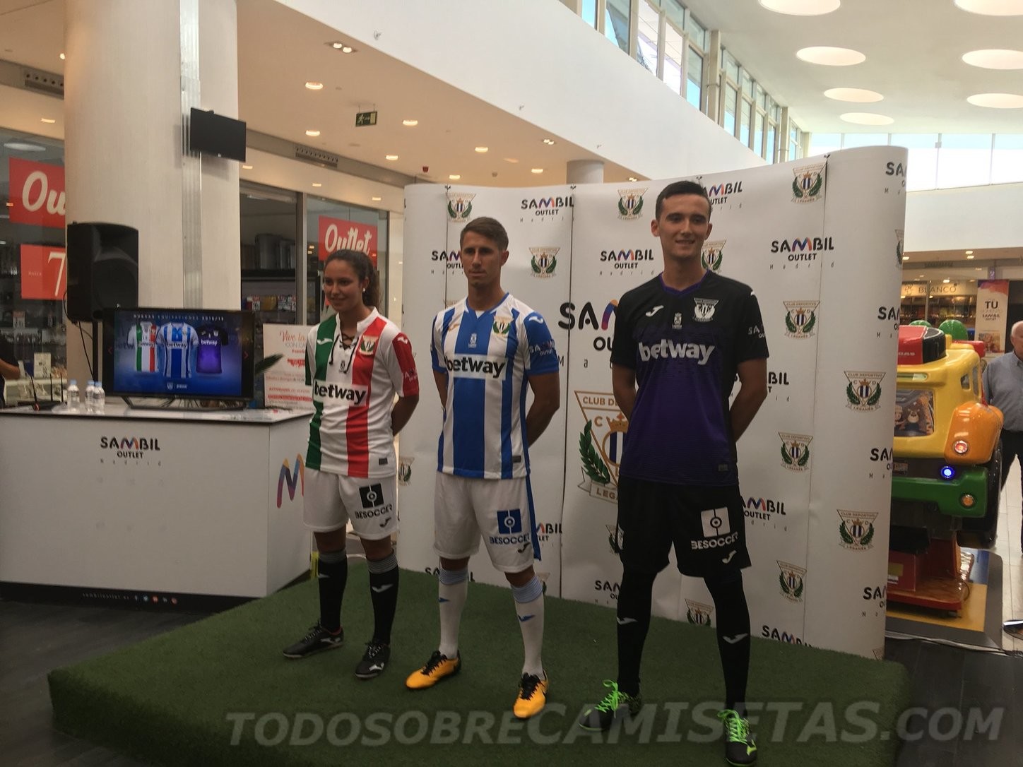 Camisetas local y tercera Joma de CD Leganés 2018-19