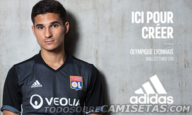 Olympique Lyonnais adidas 2017-18 Third Kit