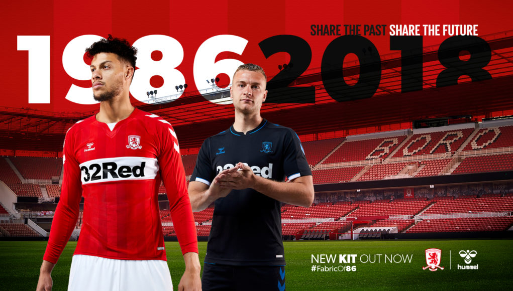 Middlesbrough FC Hummel 2018-18 Kits