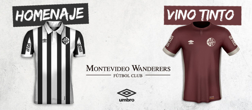 Camisetas Umbro de Montevideo Wanderers Copa Libertadores 2018
