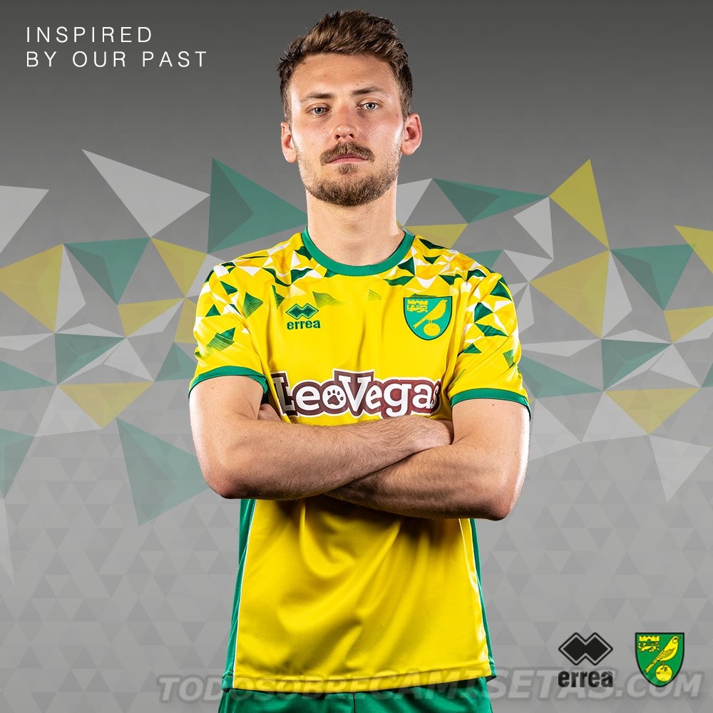 Norwich City FC Erreà Home Kit 2018-19