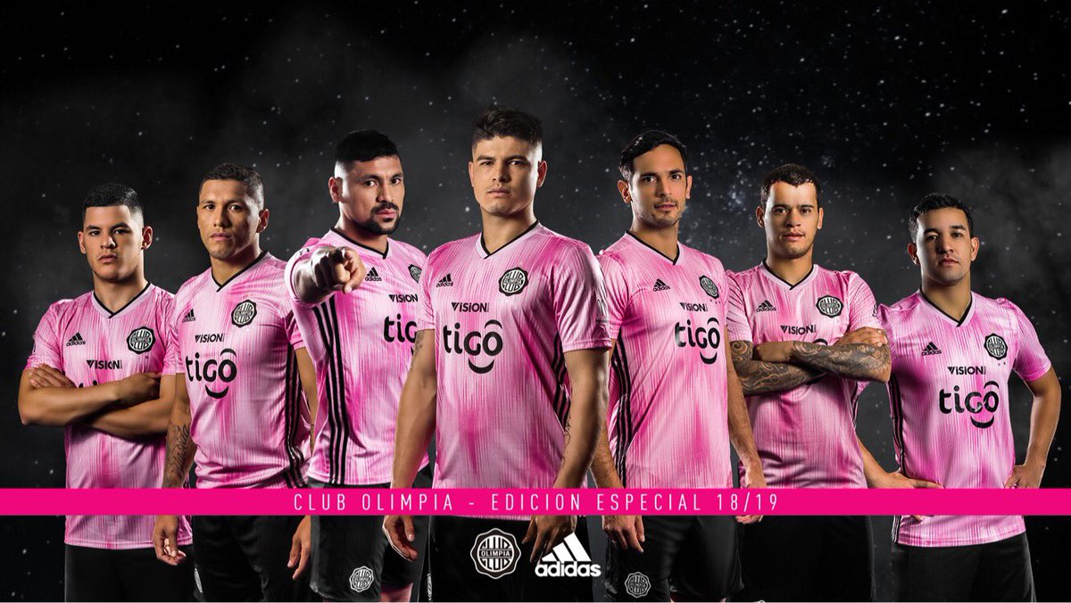 camisetas rosadas de futbol 2018