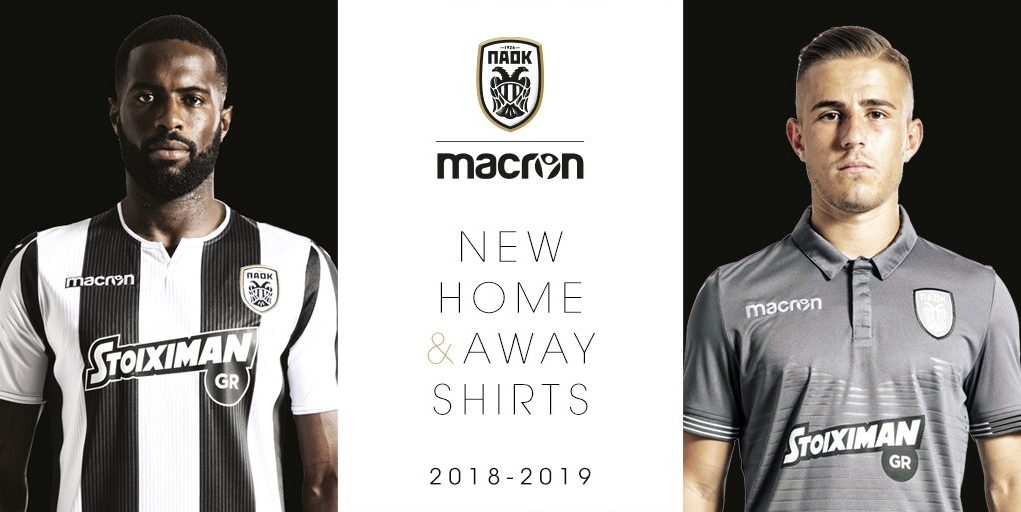 PAOK FC Macron Kits 2018-19