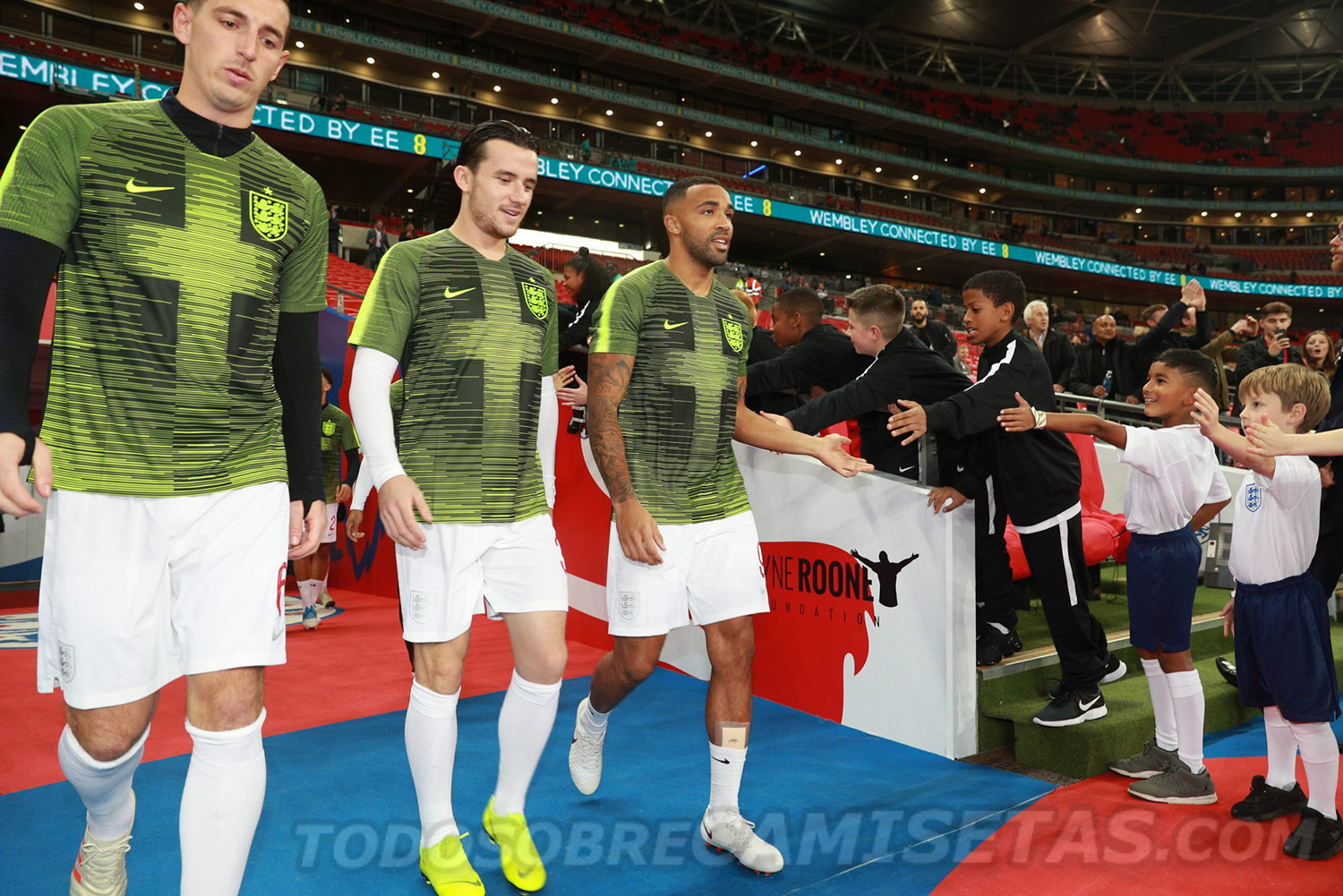England Nike 'Remix' Prematch Shirts
