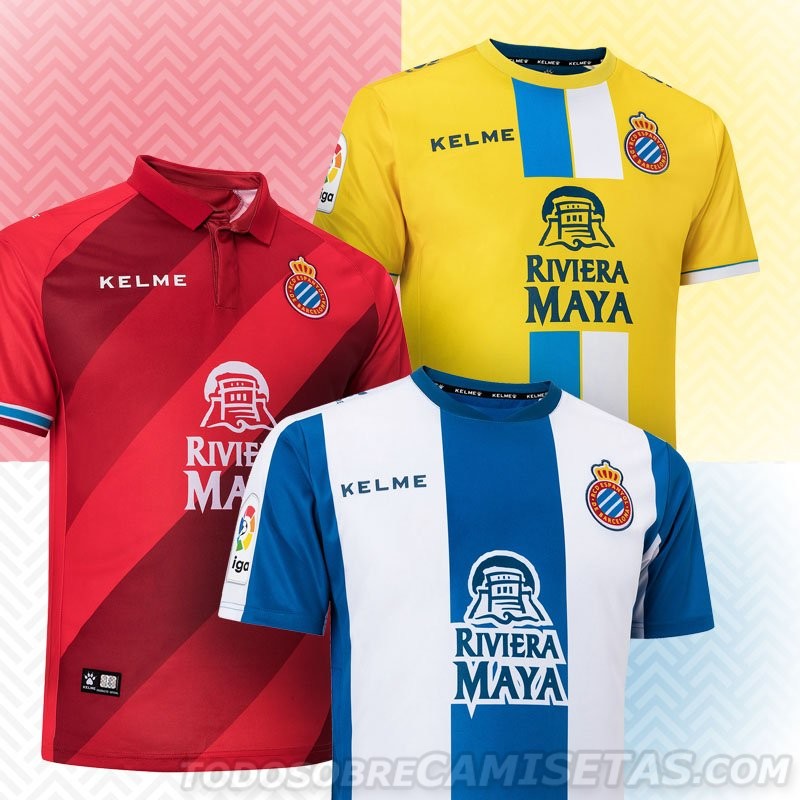 Equipaciones Kelme de RCD Espanyol 2018-19