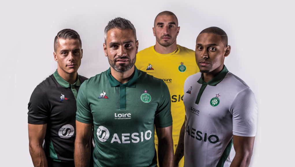 Saint Étienne Le Coq Sportif 2018-19 Kits