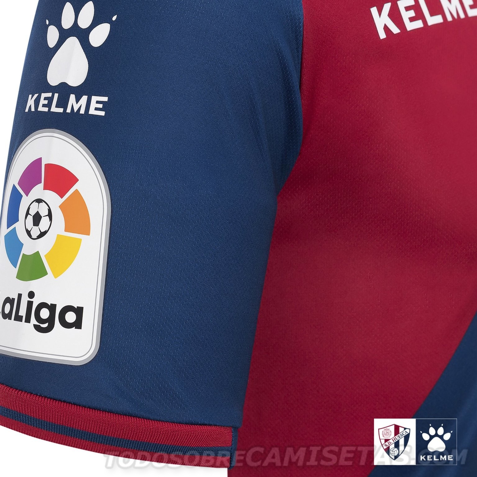 Equipaciones Kelme de SD Huesca 2018-19