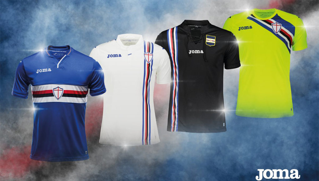 UC Sampdoria Joma Kits 2018-19 Sobre Camisetas
