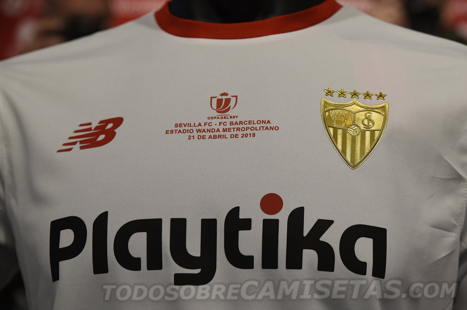Camiseta Final Copa del Rey 2018 New Balance de Sevilla FC