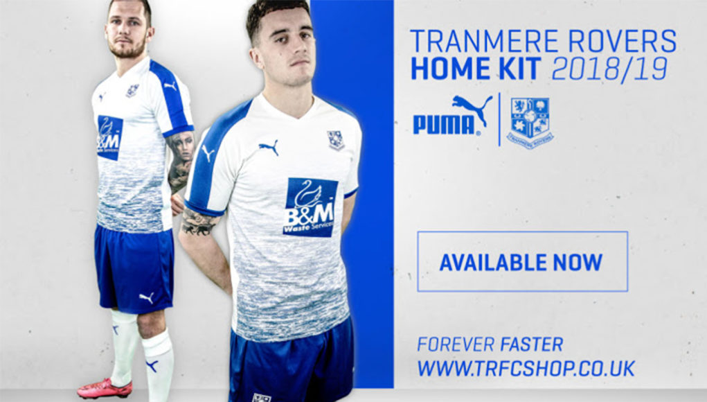Tranmere Rovers Puma Home Kit 2018-19