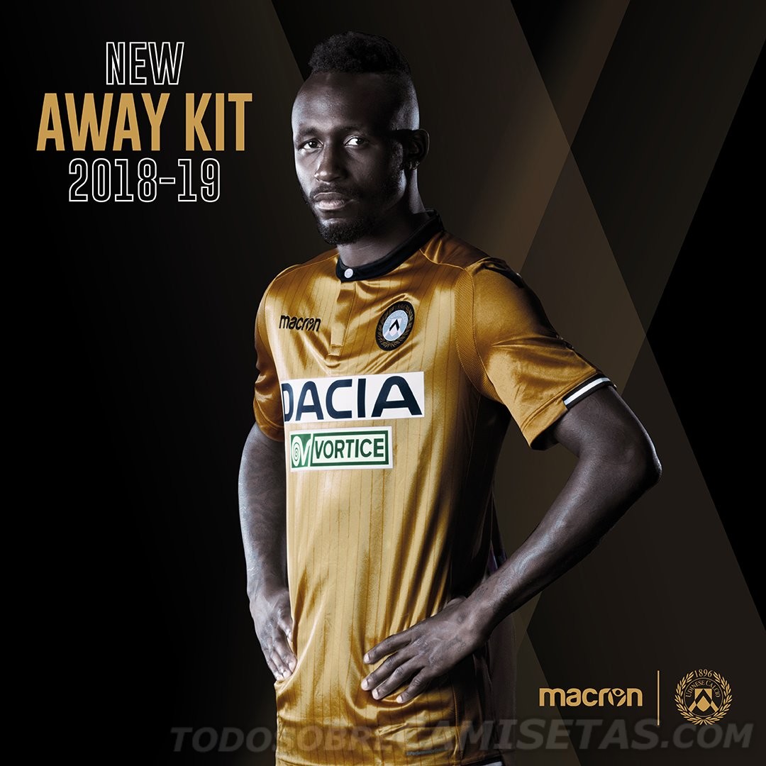 Udinese Calcio Macron Away Kit 2018-19