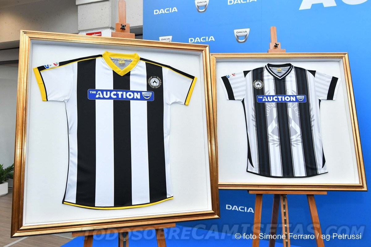 Udinese subastará camisetas con diseños retro para fines de beneficencia