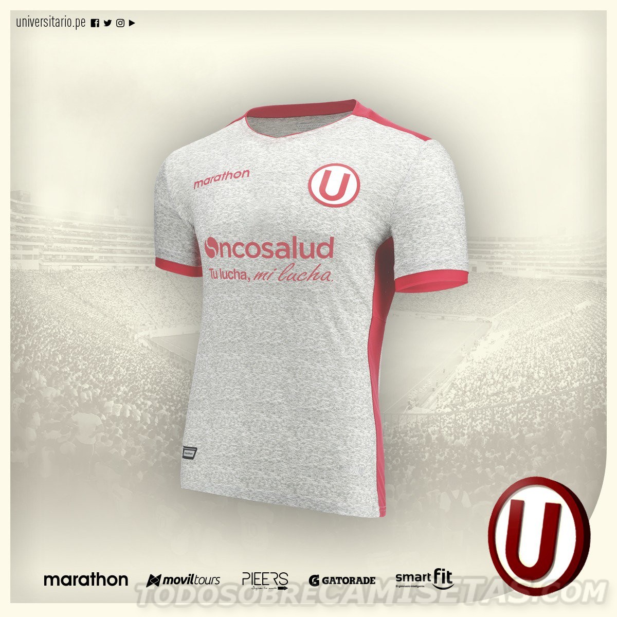 Camiseta Octubre Rosa de Universitario Marathon 2018 - TSC