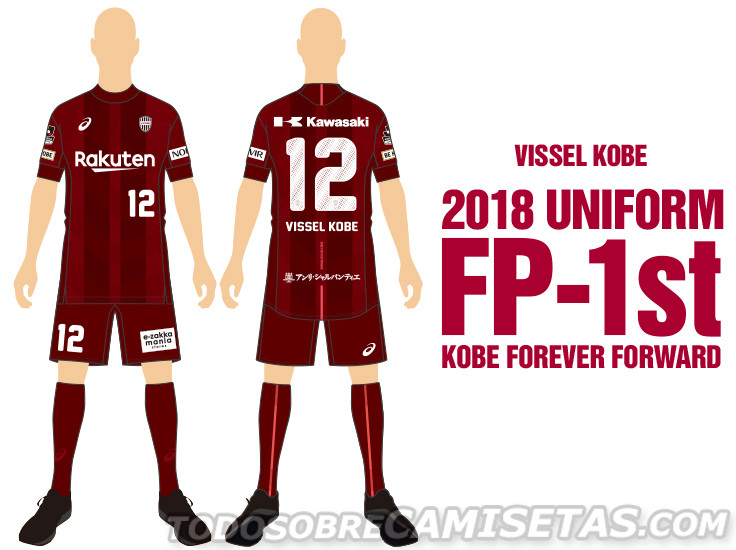 Vissel Kobe 2018 Asics Kits