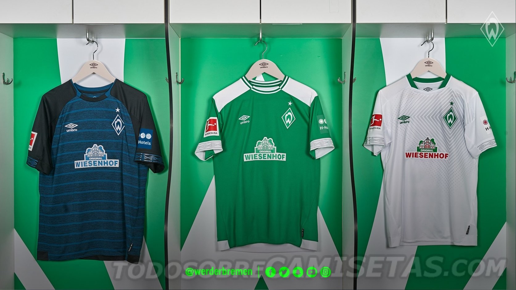 Werder Bremen Umbro Trikots 2018-19