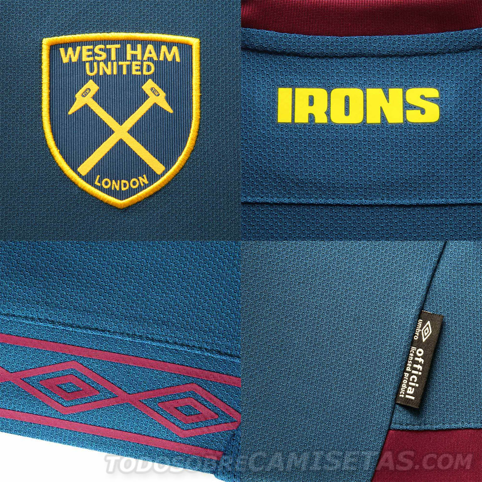West Ham United Umbro Kits 2018-19