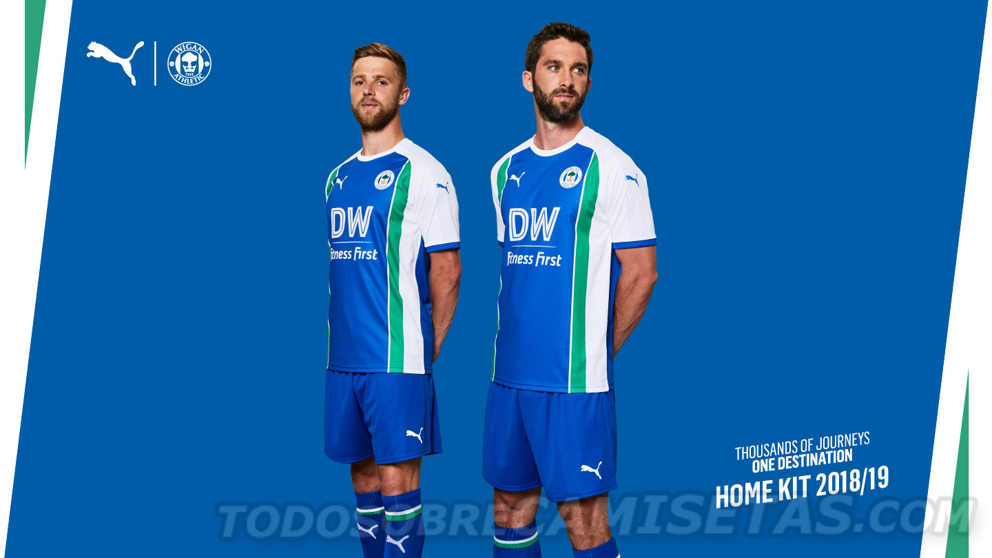 Wigan Athletic Puma Home Kit 2018-19