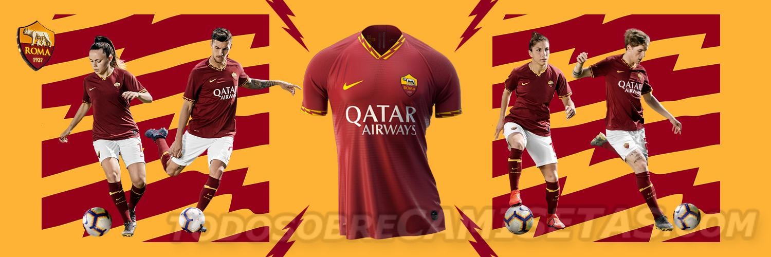 AS Roma Nike Home Kit 2019-20