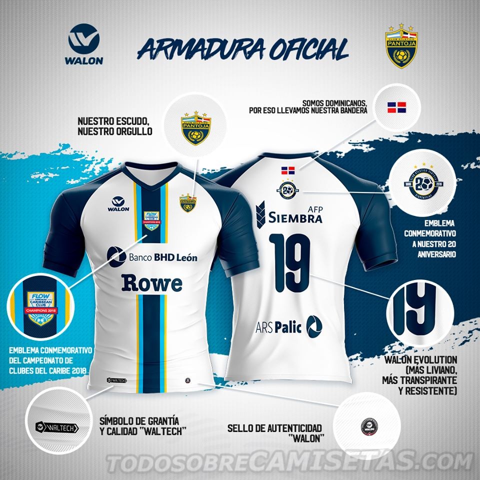 Camisetas Walon de Atlético Pantoja 2019