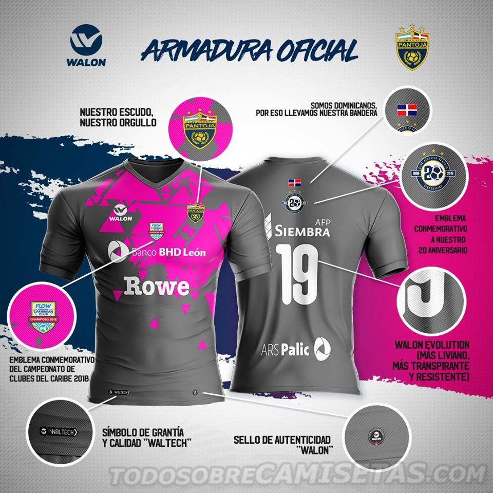Camisetas Walon de Atlético Pantoja 2019