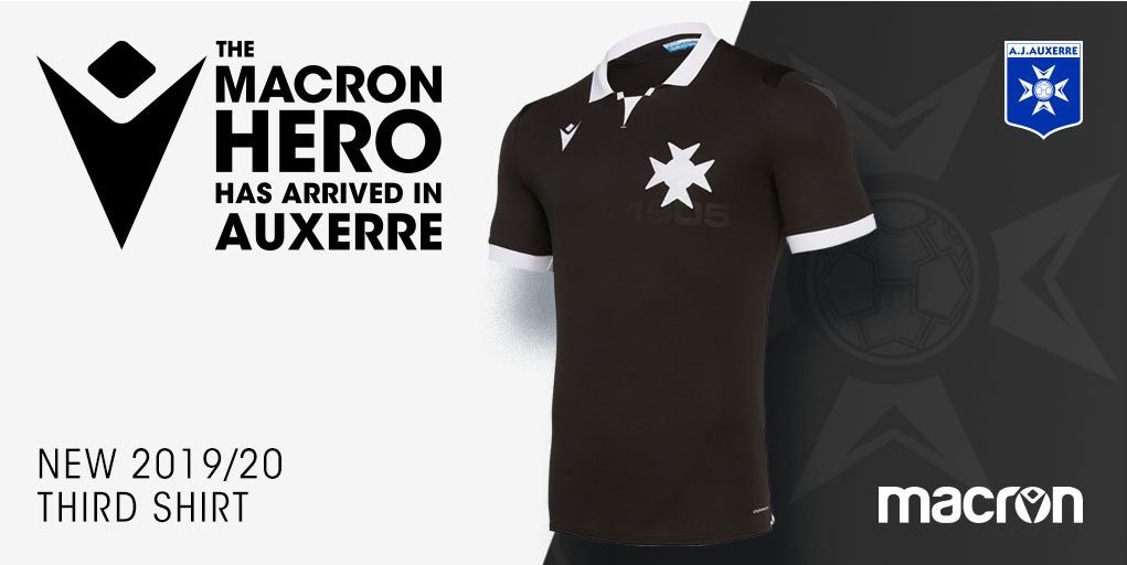 AJ Auxerre 2019-20 Macron Third Kit