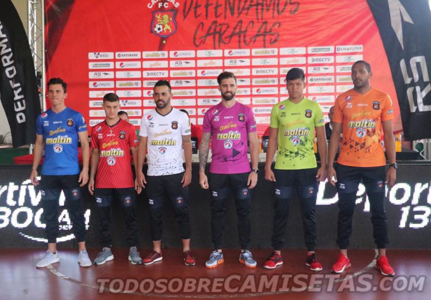 Camisetas RS21 de Caracas FC 2019