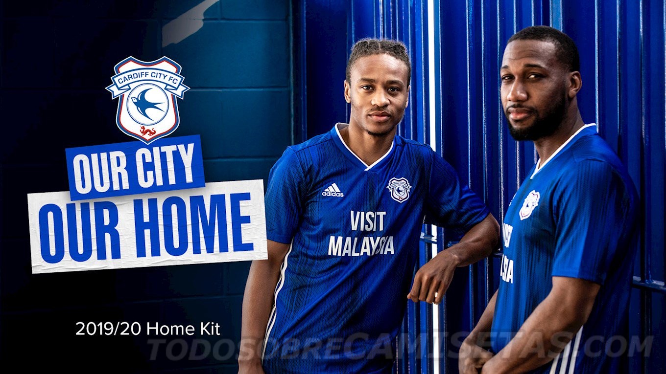 Cardiff City FC adidas Home Kit 2019-20