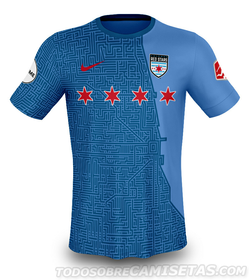 Chicago Red Stars Nike Home Kit 2019