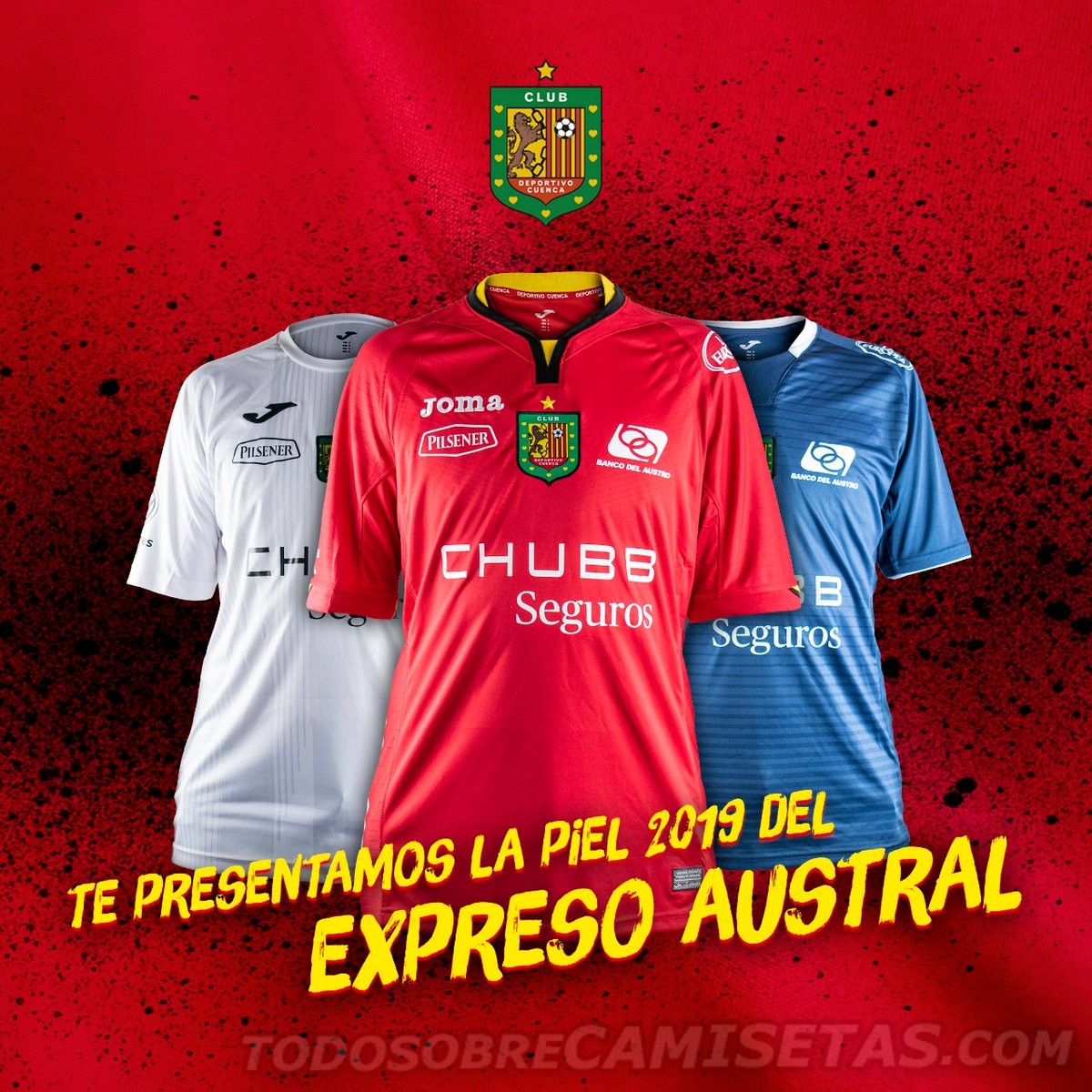 Camisetas Joma de Deportivo Cuenca 2019