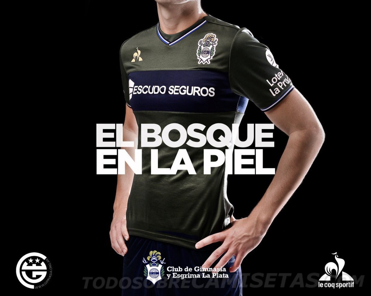 Tercera Camiseta Le Coq Sportif de Gimnasia y Esgrima La Plata 2019