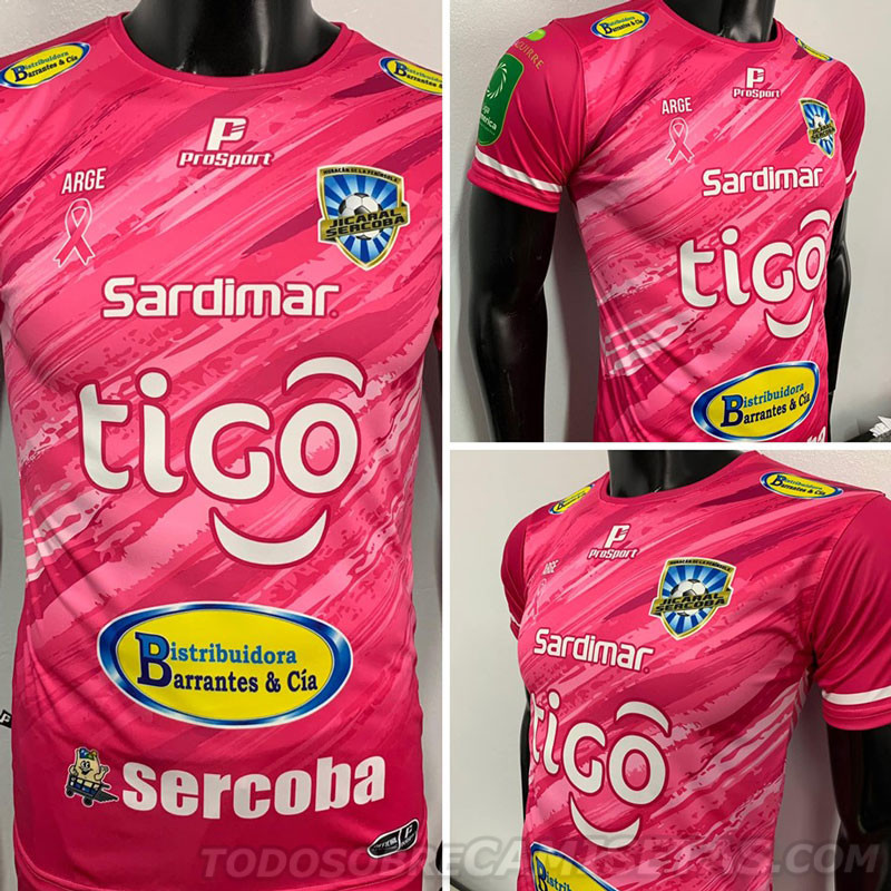 Camisetas Rosa ProSport de Guadalupe FC y Jicaral 2019
