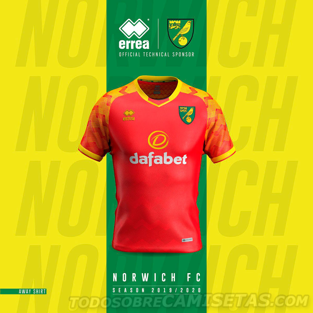Norwich City Erreà Away Kit 2019-20