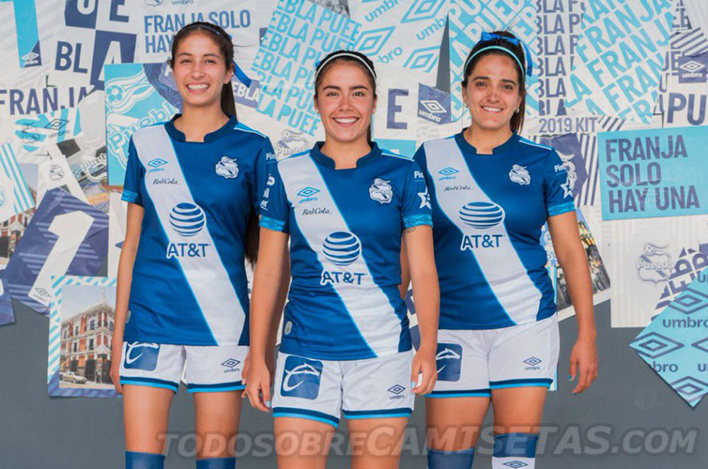 Jerseys Umbro de Puebla 2019-20
