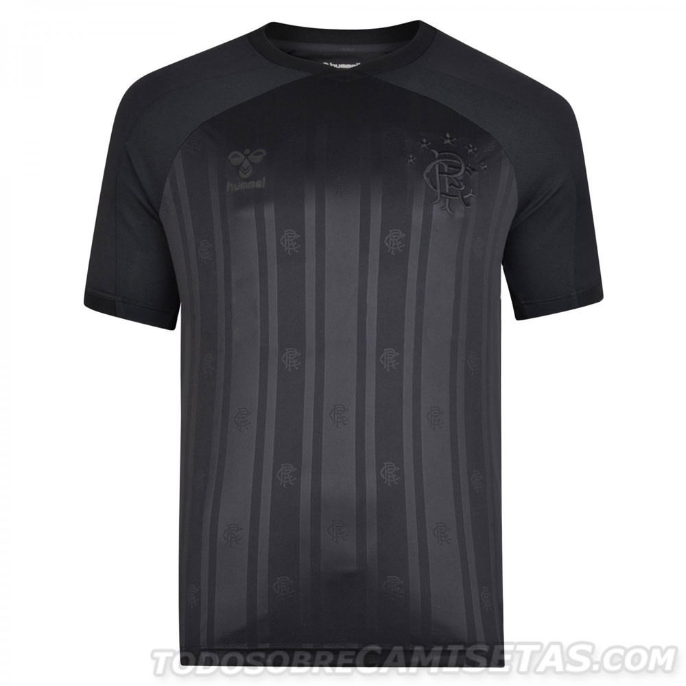 Rangers FC 2019-20 Hummel Black Edition Kit