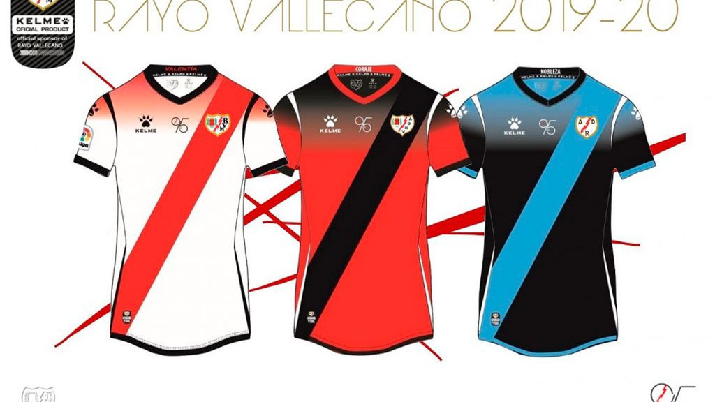 Equipaciones Kelme de Rayo Vallecano 2019-20 -